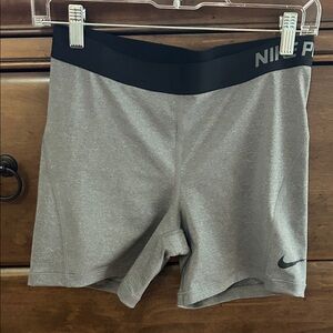 Nike Heather Gray Performance Shorts